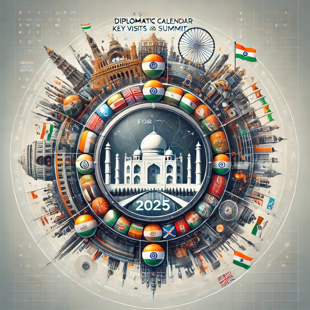 تقويم الهند الدبلوماسي لعام 2025: الزيارات الرئيسية والقمة